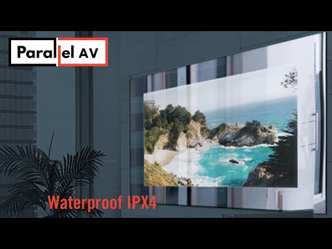 Moisture-resistant TV for the pool, bath, or sauna