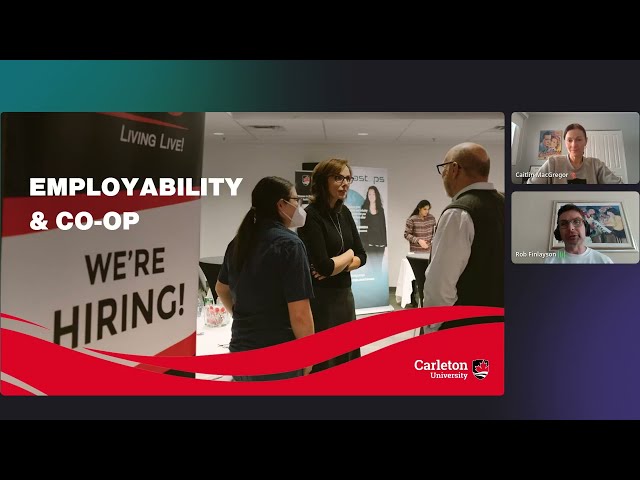 Watch Video: International Open House 2023: Employability and “Co-op” at Carleton