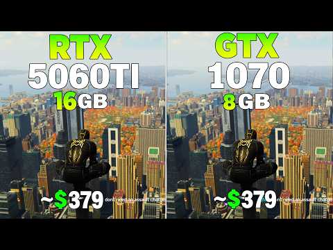 RTX 5060 Tİ vs GTX 1070 - Test in 8 Games