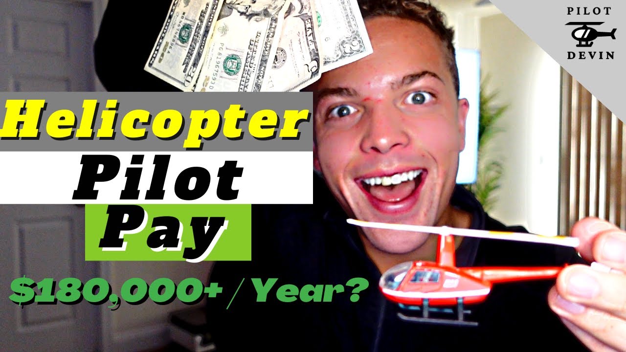How much does a helicopter pilot earn per year?