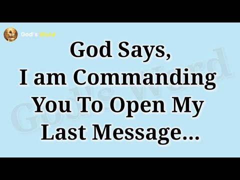 I AM COMMANDING YOU ΤΟ OPEN MY LAST MESSAGE SOMEONE IS MAKING A... Angel messages #godsword