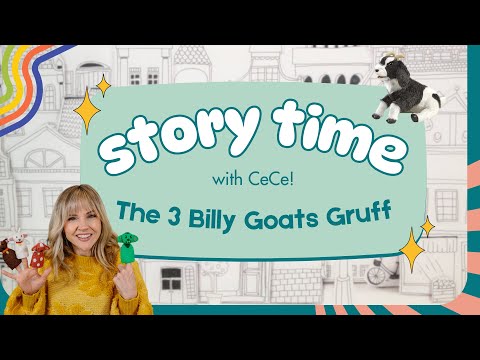 It's CeCe! Storytime for Babies & Toddlers I The Three Billy Goats Gruff I Toddler Learning Video
