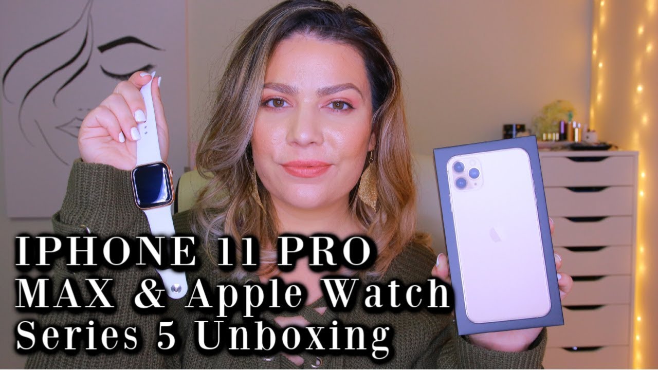 NEW! GOLD IPhone 11 PRO MAX & Apple Watch Series 5 Unboxing