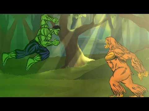 (the immortal hulk) hulk vs sasquatch part 1 (dc2)