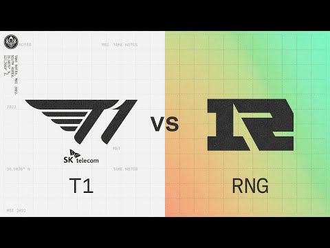 T1 vs. RNG | 2022 MSI Finals | T1 vs. Royal Never Give Up | Game 4