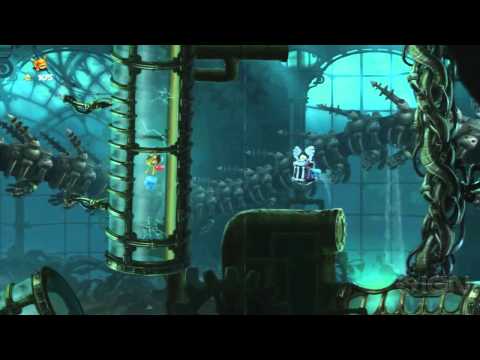 Rayman Legends Walkthrough: 20,000 Lums Under the Sea - A Madman's Creation!