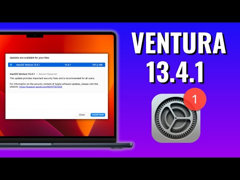 macOS Ventura 13.4.1 Update - What's New? Important Security Update!