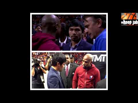 Floyd Mayweather & Manny Pacquiao FACE TO FACE IN MIAMI! EXPECT ANNOUNCEMENT SOON!