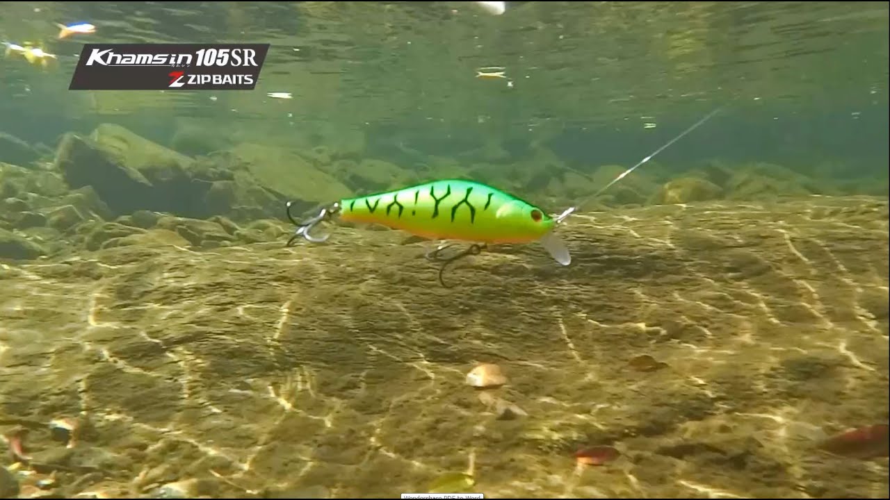 Вiдео Воблер ZipBaits Khamsin 105 SR