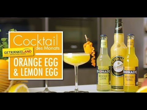 Getränkeland Cocktail des Monats April - Orange Egg & Lemon Egg
