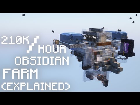 210K/Hour Nether Portal Obsidian Farm