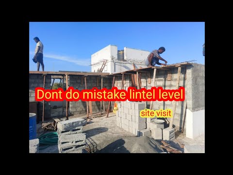 Don't mistake lintel level | site visit | #soolyaconstruction #soolya #civil 