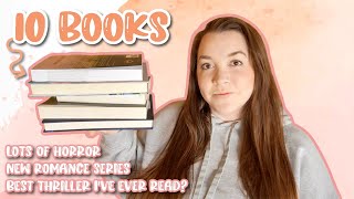 March Reading Wrap Up: Horror, Romance + Thrillers!