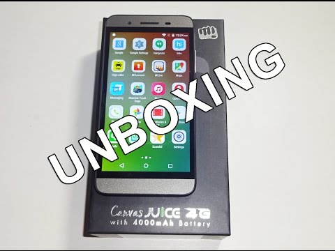 Micromax Canvas Juice 4G Unboxing