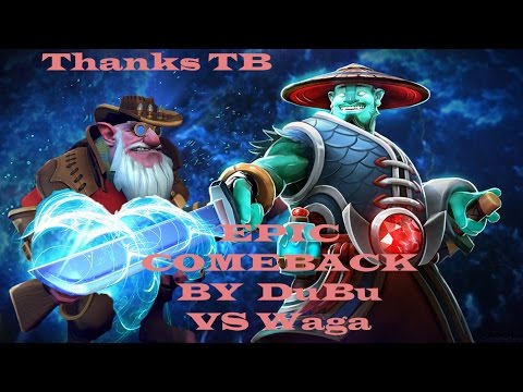 Ranked Match!  DuBu Sniper vs Waga Storm Spirit!!!