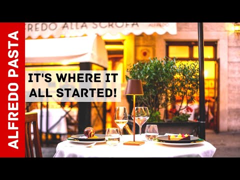 ROME Italy: This is where Fettucine Alfredo pasta was invented (Alfredo alla Scrofa vlog)