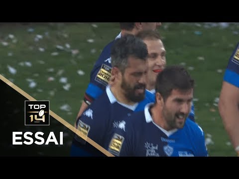 TOP 14 - Essai Yann DAVID (CO) - Castres - Perpignan - J19 - Saison 2018/2019