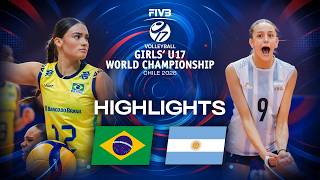 Brazil 🇧🇷 vs. Argentina 🇦🇷 - Highlights | Pool Play | Girls' U17 World Championship 2026