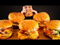 버거킹 빅사이즈 스태커3 와퍼 5개 먹방 리얼사운드 ASMR Mukbang Eating Show