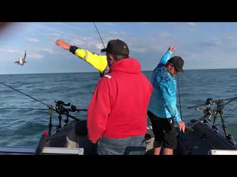 Pre-fishing Lake Erie Out of Huron, Ohio