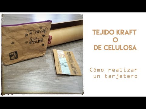 Nuevo tutorial: Conoce el Kraft Tex y aprende a coser un tarjetero