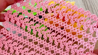 🌸Incredibly Beautiful Crochet Pattern🌸 How to Make a Unique Pattern for All Projects