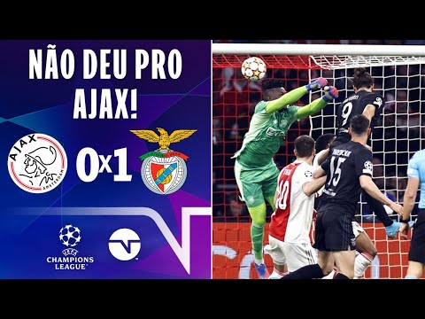 Gols e lances de Ajax-HOL x Benfica