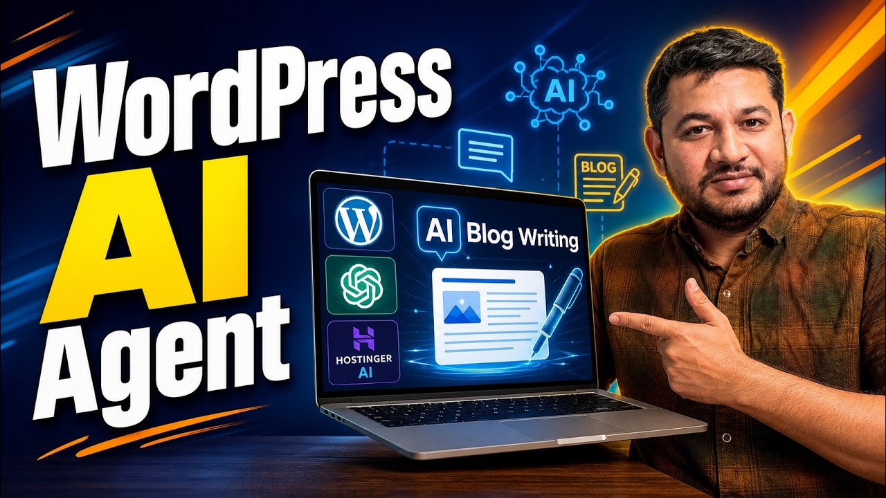 WordPress AI Agent से 10 Minute में Blog लिखो! 🤯 | ChatGPT + Hostinger AI