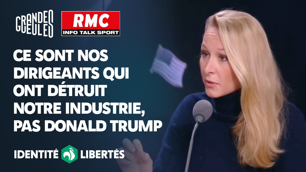 Marion Maréchal invitée de l'émission les Grandes Gueules sur RMC