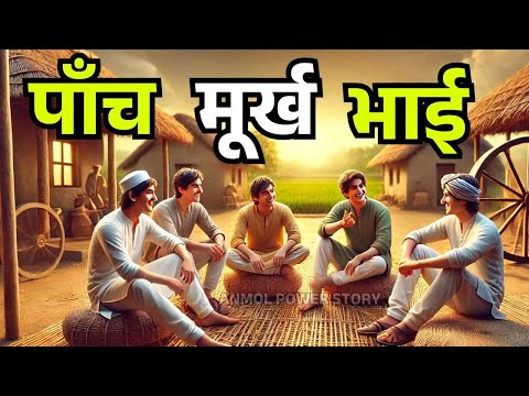 पाँच मूर्ख भाई | धार्मिक कहानी | Gyanvardhak kahani  |ज्ञानवर्धक | dharmik kahani