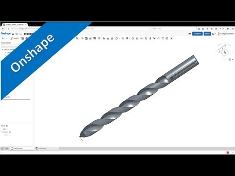Userwish Drillbit Bohreinsatz Onshape Training Part Design