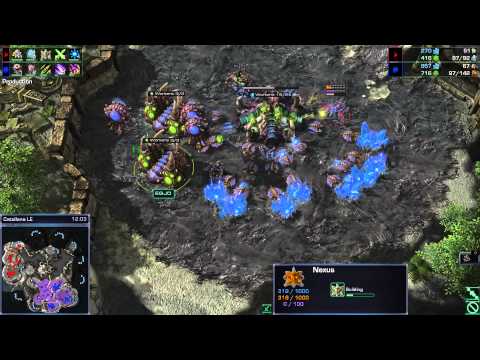 Starcraft II -- HOTS -- Jaedong (Z) v Terminator (T) on Catallena LE