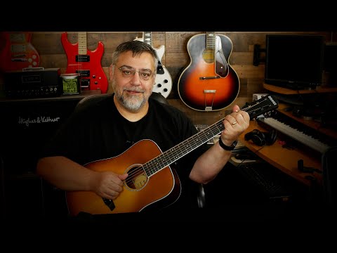 An Acoustic Guitar w/ BUILT-IN FX?!?!  Checking out the Donner DAT-115S Acoustic Guitar!