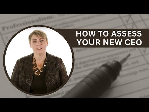 CEO Performance Review: A Board’s First-Year Checklist