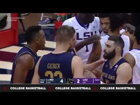 Notre Dame v LSU NCAA Men's Basketball November 21, 2017