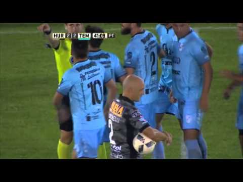 Cólzera dejó al Celeste con diez. Huracán 2 - Temperley 2. Fecha 8. Primera División 2016