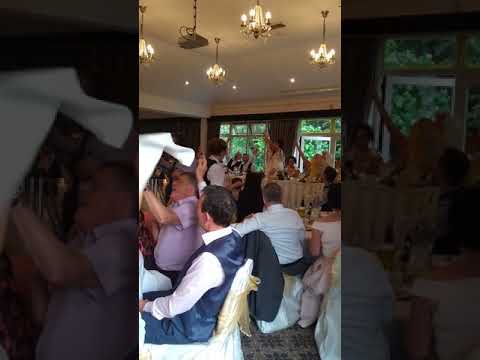 Singing chef wedding surprise