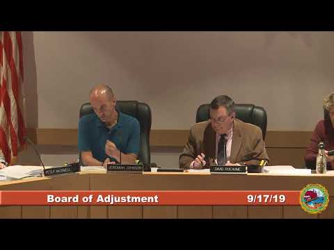 Board of Adjustment 9.17.19