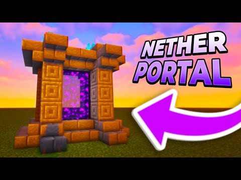 Shiftless - Minecraft: Nether Portal Design😲 #shorts