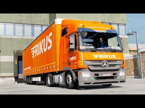 ETS2 1.32 open beta Mercedes Benz Actros MP3 Praha - Frankfurt