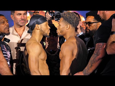 Devin Haney vs Brian Norman Jr - FULL Weigh in & HEATED Face Off!