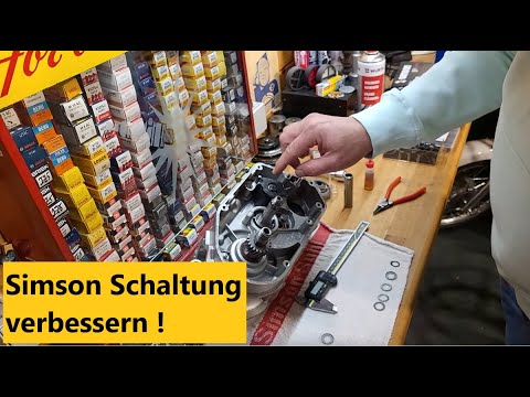 Problem "Sicherungsring" der Schaltwalze beheben ! Optimierung ! Simson M500 Motor.