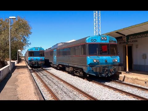 Comboios de Portugal em Estombar-Lagoa CP0450