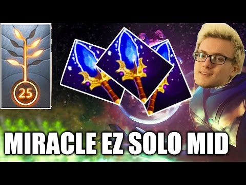 Dota 2 Miracle Enigma Solo Mid Aghanim WTF Gameplay EZ MMR 7 01 Patch