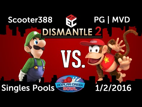 Dismantle 2 (Singles Pools): Scooter388 (Luigi) vs. PG l MVD (Diddy Kong)