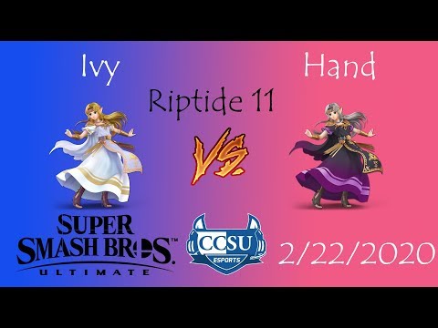 Riptide 11 CCSU Smash Ultimate - Ivy (Zelda) vs Hand (Zelda)