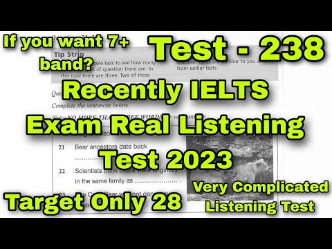 27 JANUARY HARD LISTENING TEST 2023 | IDP ACADEMIC LISTENING TEST 2023 | REAL LISTENING TEST 2023