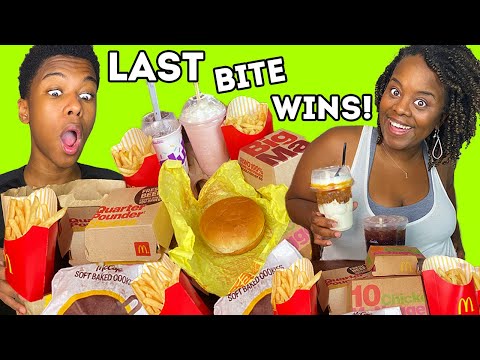 Last To Stop Eating MCDONALDS Wins BIG PRIZE!!