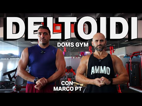 MI ALLENO IN UNA PALESTRA COMMERCIALE CON MARCO PT - DELTOIDI