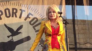 Dolly Parton with the HighWomen “Just Because I Am a Woman” Newport Folk Festival, July 27, 2019